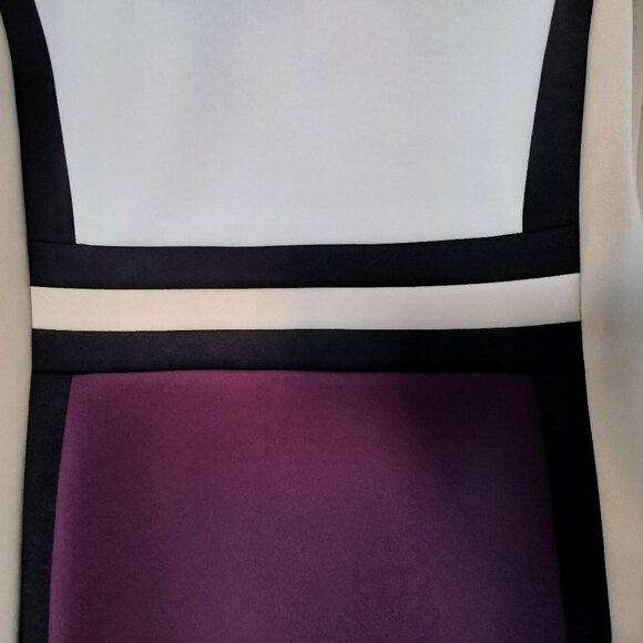 Calvin Klein Women's Colorblock Sheath Dress - Size 12 - Picture 3 of 3